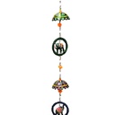 Handcrafted Elephant-Chatri Door Hanging (Set of 2)