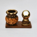 Wooden Mataka Shape Pen Holder