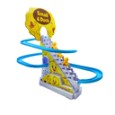 Big7 Stores D55 Plastic Duck Slide Toy Set with Light and Music (27.5cm*13.5cm*25cm, Multicolor)