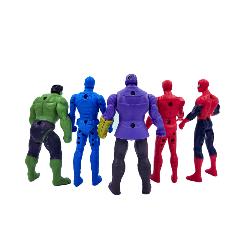 Big7 Stores K99 Plastic Avenger Superheroes (Set 0f 5)