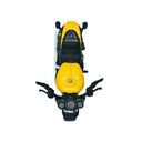 Plastic Metal Miniature Toy Motorcycle with Handle Bars, Free Rolling Wheels, Working Rear Suspension, Side Stand, Rear Mirrors