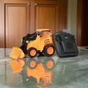 Remote Control Plastic Construction Realistic Engineer Vehicle Bulldozer Construction Toys Truck Machine for Kids 