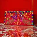 Big7 Stores Cotton Handmade Embroidered Purse with Handle