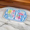 14 Pcs Doctor Play Set for Kids with Foldable Suitcase for Boys Girls