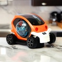 Rotating Stunt Car Toy for Kids - Bump and Go Action with 4D Lights and Music
