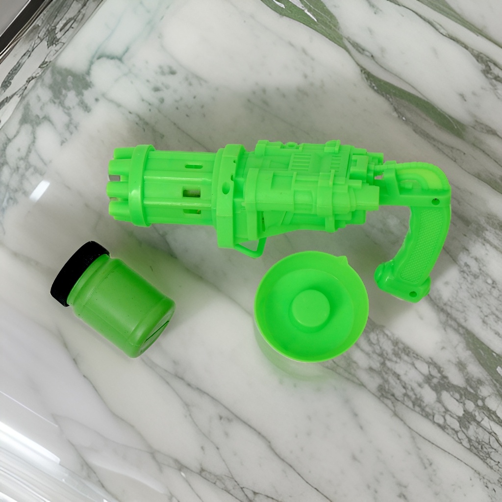  Bubble Gun for Kids, 8- Hole Bubble Gun Toy for Kids Above 3 Years
