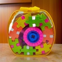 Baby Gift Building Blocks Creative Learning Educational Toy for Kids 44 Puzzle Assembling Shape Building Unbreakable Set 