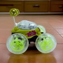360° Rotating & Rolling Big Stunt Car Toy with USB Cable & Remote Controller with Demo Feature 