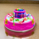 Big7 Stores K66 Plastic Magnetic Fish Catching Toy Game with Light and Music