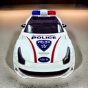 Police Car Bump and Go Cop with Fun Flashing Lights and Realistic Sounds Toy Car 