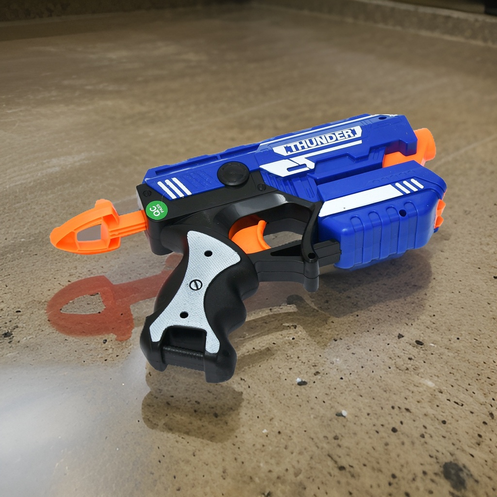 Foam Blaster Gun Toy for Kids Manual Shooting Target with 10 Soft Dart Bullets