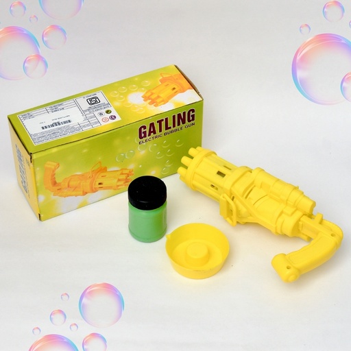  Bubble Gun for Kids, 8- Hole Bubble Gun Toy for Kids Above 3 Years