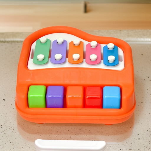 Mini Piano Xylophone Toy with Colorful Keys & 2 Mallets 