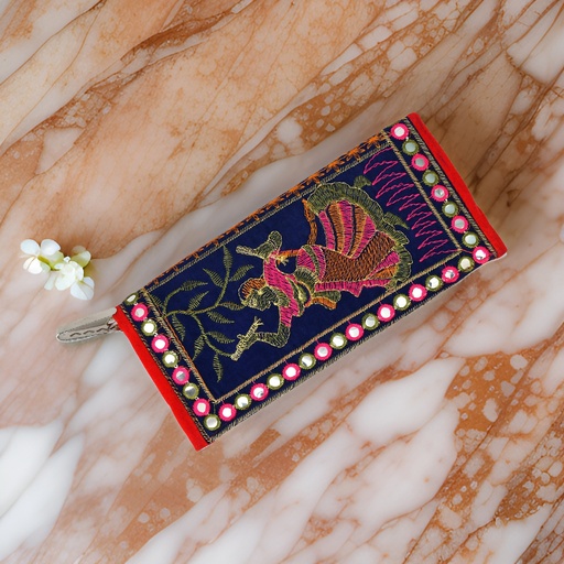 [Wallet 029] Big 7 Stores Velvet Handmade Rajasthani Style Wallet