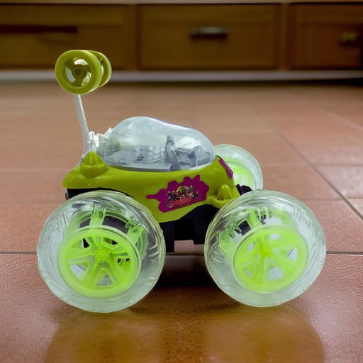 360° Rotating & Rolling Big Stunt Car Toy with USB Cable & Remote Controller with Demo Feature 