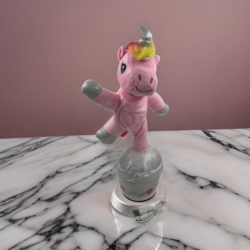 [Unicorn]  Dancing Unicorn Talking Toy for Baby Children Plush Toy
