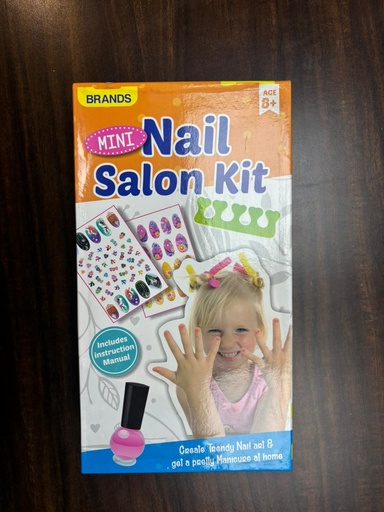 [Nail Kit] Mini Nail Salon Kit for Kids 8+ Years