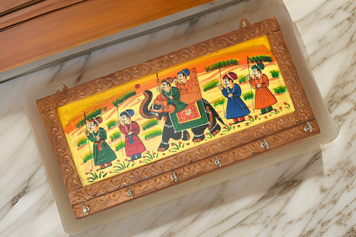 [Key Holder 023] Big7 Stores Wooden 6 Hooks Key Holder