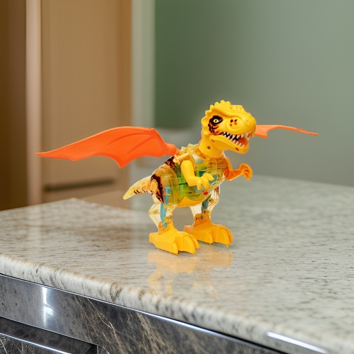 [Dinosaur 500] Remote Control Walking Dinosaur Function Moving Wings Lights and Roaring Sound Electric Dino Toy for Kids 