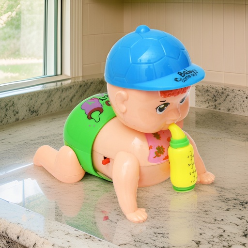 [Crawling Baby] Musical Baby Crawling Toy for Kids with LED Lights and Sound Interactive Learning Toys for Babies Toddlers & Infants